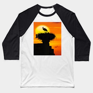 Volubilis Stork. Baseball T-Shirt